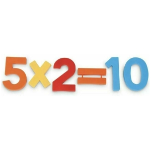 Números y símbolos matemáticos magnéticos
