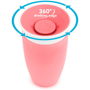 Vaso Antiderrame Miracle 360° Sippy 296 ml Munchkin