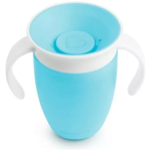 Vaso antiderrame 360 con asas 207 ml munchkin - lila