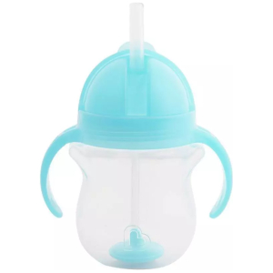 Vaso antiderrame any angle bombilla con peso y asas 207ml munchkin - rosa