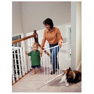 Puerta de seguridad para escaleras kidco - blanca