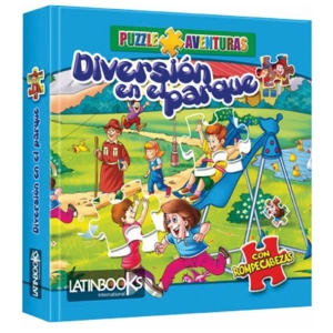 Libro puzzle aventuras - diversión en el parque