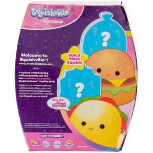 Pack de 4 peluches 5 centímetros squishmallows - comidas