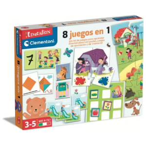 Kit 8 juegos en 1 clementoni