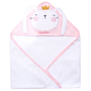 Toalla capucha bambino conejita