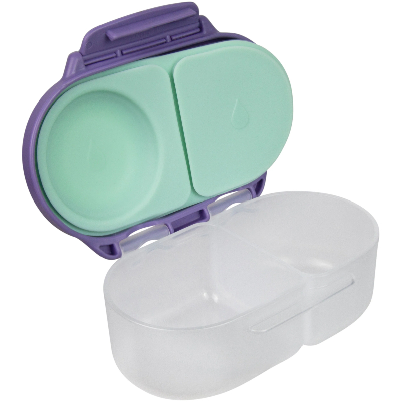Contenedor snackbox 2 divisiones b.box - lilac