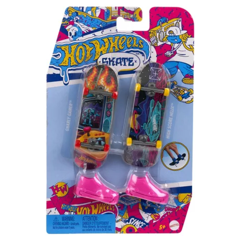 Hot Wheels Patineta Con Tennis Retro - High Score Helix