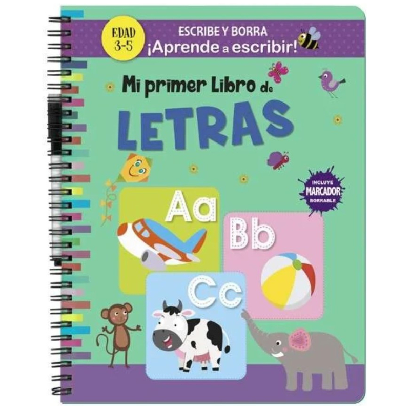 Escribe y Borra – Mi Primer Libro de Letras